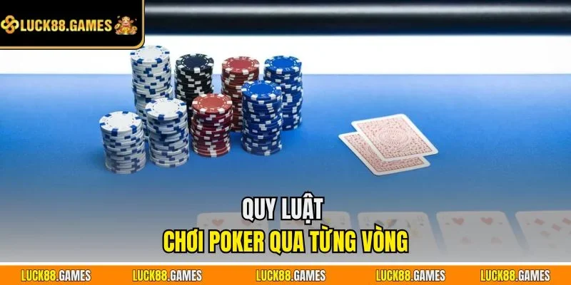 Quy luật chơi Poker qua từng vòng